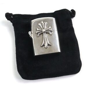 CHROME HEARTS SV925 ZIPPO LIGHTER Z V1 Small CH Cross 🖤🖤🖤